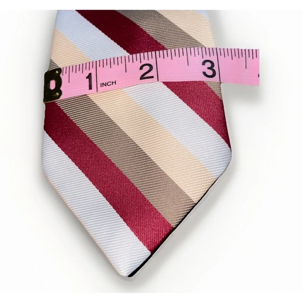 Sears Fashion Collection Men's Neck Tie Vintage Polyester Classic Striped